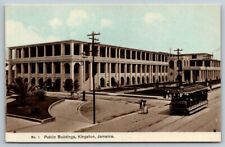 Kingston  Jamaica  Public Building    Postcard picture