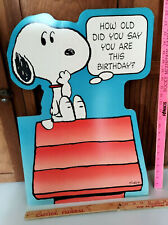 Snoopy Hallmark Birthday Card Classic Vintage 1958 Wall Art picture