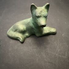 Vintage Japanese Bronze Dog Miniature Marked picture