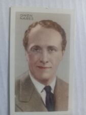 1935 Gallaher Stars Owen Nares #12 | Original Cigarette Card picture