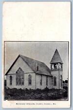 1908 SHOWELL MARYLAND METHODIST EPISCOPAL CHURCH SENT TO BISHOPVILLE MD POSTCARD picture