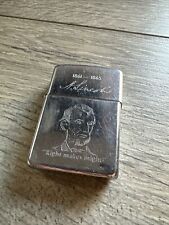 Rare 1990 Zippo Lighter - President Abraham Lincoln - Right Makes Might picture