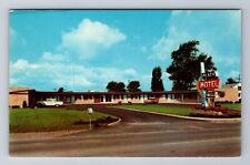 Bryan OH-Ohio, Plaza Motel, Advertisement, Vintage Souvenir Postcard picture