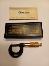Vintage Chrysler Motor Corp.,  MTSC Award Micrometer and Box picture