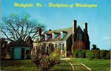 Wakefield VA Virginia Birthplace George Washington Historic Mansion VTG Postcard picture