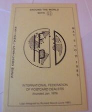 1985 International Federation Postcard Dealers National Postcard Week Ephemera picture