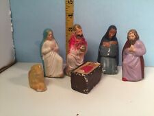 Vintage & Rare Foreign Nativity Figures France, Germany, Japan Christmas picture