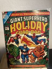 MARVEL TREASURY SPECIAL GIANT SUPERHERO HOLIDAY GRAB-BAG #1 VG, Comics 1974 picture