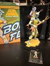 Gentle Giant Star Wars Holiday Special Boba Fett - Animated Statue Maquette picture