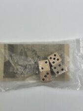 Vintage Williamsburg Wood Dice. New & Sealed Made in USA Cooperman Fife & Drum picture