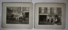 Lot of 2 Antique Rare Womens Medical College Group Photographs ID 1863-1918? picture