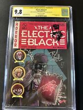 Electric Black #1 CGC 9.8 Jetpack EC Comics Vintage Variant 2x Signed & Sketched picture