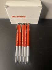 Lot Of 5 Vintage KOH-I-NOOR  RED Technigraph 5611/c Mechanical Lead Pencil picture