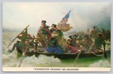 Post Card Washington Crossing the Delaware G133 picture