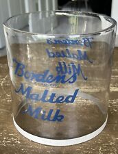 VTG BORDEN’S MALTED MILK Glass Advertising Cylinder Replacement For Dispenser picture