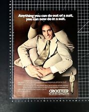Cricketeer Suit Vintage 1972 Print Ad Clothing Advertisement picture