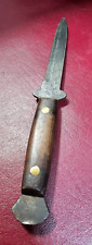 VINTAGE EDGE MARK PRO THRO 403 THROWING KNIFE & SHEATH GERMANY Parts restoration picture