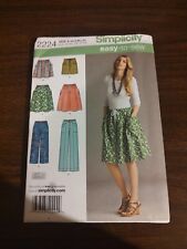 Simplicity Pattern 2224 Skirts & Pants Easy Pull-On's Size XS-XL 5 Styles 2011 picture