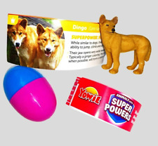 Yowie Dingo Superpowers Series EPIC Animal Collectible Rare Figure w/ Info Flyer picture