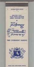 Matchbook Cover - Vintage Boston, MA Bradford Hotel In The Theatrical Center Bos picture