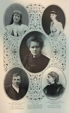 1912 Feminists of France illustrated picture