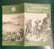 June 1946 Intelligence Bulletin US War Department Military Intelligence picture