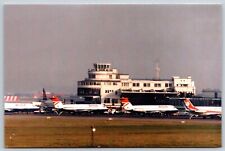 UK Aviation British Airways Airline postcard 4x6 Birmingham Int'l Airport picture