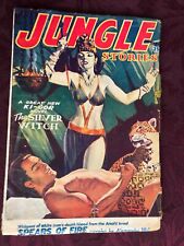 Jungle Stories Pulp - Spring/1953  “The Silver Witch” picture