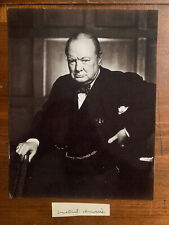 Winston Churchill Signed Autograph Signature 3.5x.75