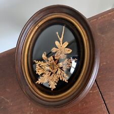 Vintage Saburo Inc Real Hawaii Flowers And Leaves Epidendrum Dendro Orchids Gold picture