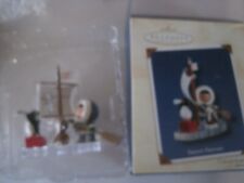 Frosty And Friends Christmas Ornament W/ Box & Flyer Yacht Club 2003 Vintage picture