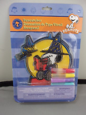 2011 Colorbok Peanuts Suncatcher Craft Kit-Halloween Snoopy/Woodstock as Witches picture