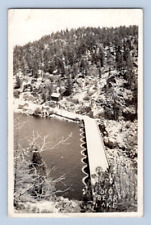 RPPC 1940'S. VIEW OF BIG BEAR LAKE, CALIF. POSTCARD. GG17 picture