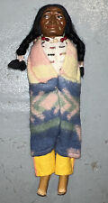 Skookum Native American Indian Vintage Antique Doll Man Male picture