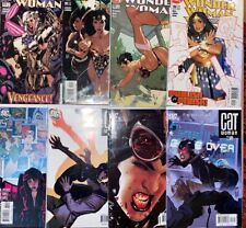 ADAM HUGHES Catwoman & Wonder Woman, DC 8 Comic Lot. HIGH GRADE Great Value picture