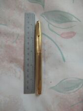 Sheaffer Imperial Gold Electroplated, Gold Plated Fine Nib Fountain Pen picture