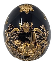 Small Vintage Roman Scene Chinese Satsuma Collectible Egg picture