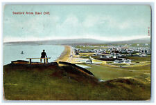 1909 Seaford from East Cliff East Sussex England Antique Posted Postcard picture