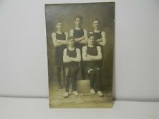 Vintage RPPC ? 1914 BDHS Basketball Tam Postcard - P25 picture