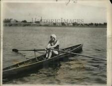 1931 Press Photo Madeline Leonard Harvard Summer School Regatta Charles River picture
