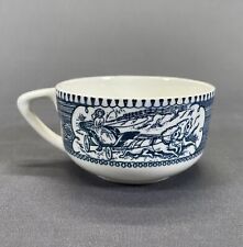 Vintage Royal Currier and Ives Blue & White Coffee Cup Mug Multiple Available picture