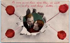 Postcard - Love/Romance Greeting Card - Couple Art Print picture