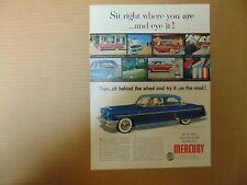 1953 MERCURY SEDAN  print ad picture