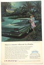 Vintage 1960 Original Print Advertisement Full Page - Pontiac A Romance picture