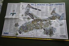 Bell Boeing MV-22B Osprey   LARGE CUTAWAY POSTER picture