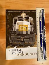 NOS EMD Electro Motive GM General Motors Locomotives GP-30 Ad Insert Proof  1961 picture