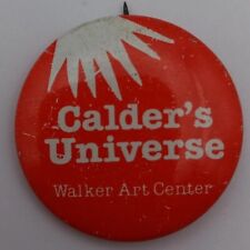 Vintage Calders Universe Pinback Button Walker Art Center Exhibit Jean Lipman picture