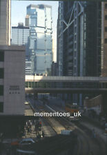 Hong Kong Trams 1991 35mm Slide Central District street scene Princes  Building picture
