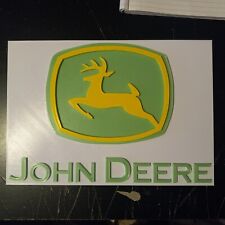 15 Inch John Deere 3D Sign New. Plastic 3D Graphics Sign picture