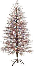 Nearly Natural 7ft. Frosted Berry Twig Artificial Christmas Tree with Brown picture